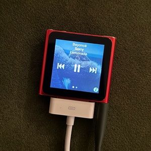 Apple iPod Nano 6th Generation MP3 player, Product Red